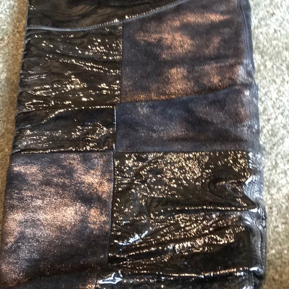 ALDO Black pointed toe OTK boots - Picture 2 of 8